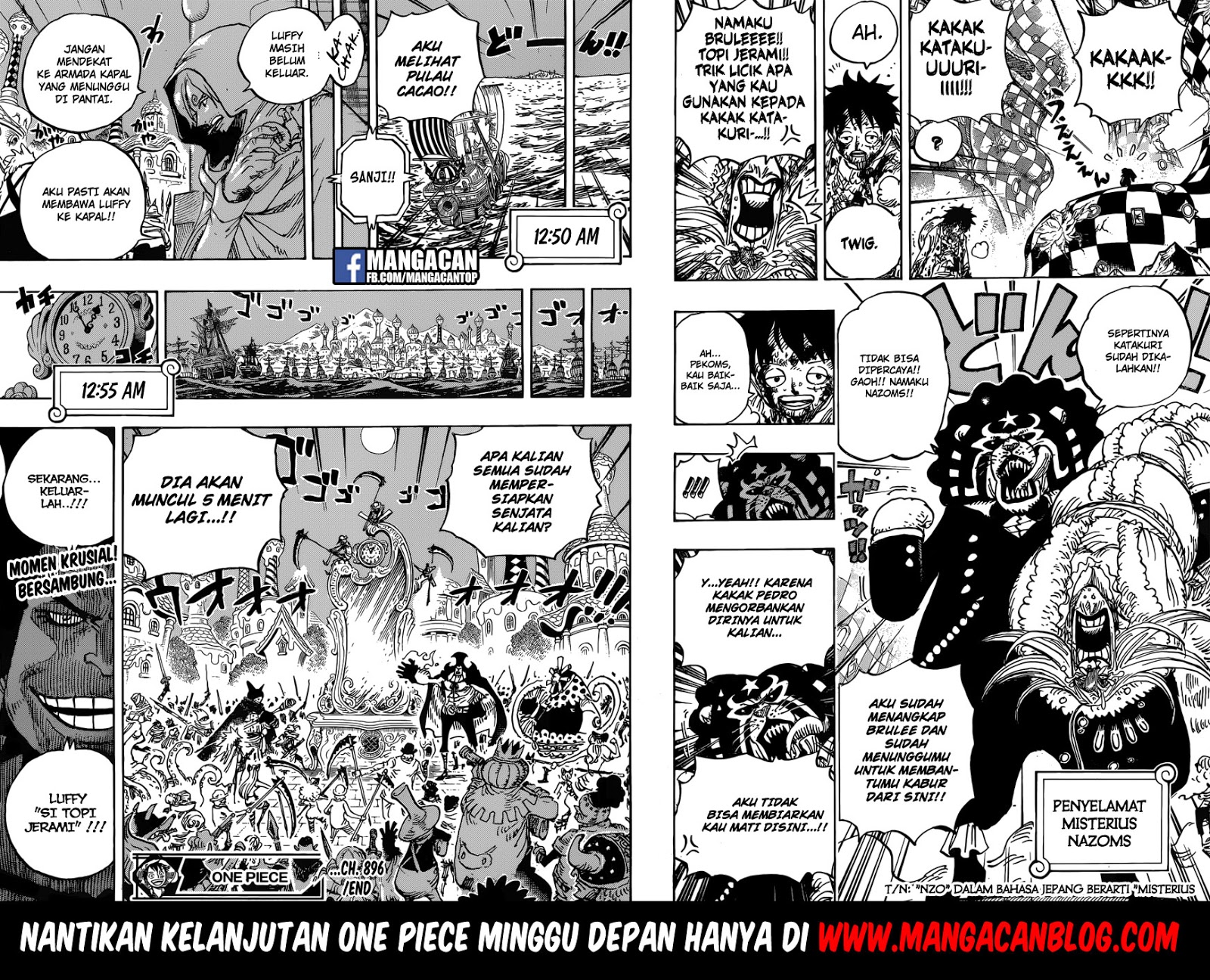 One Piece Chapter 896 Gambar 16