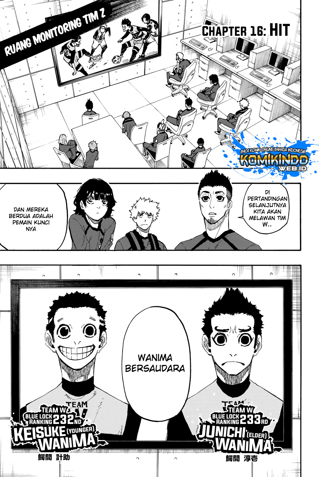 Manga Blue Lock Chapter 16 gambar nomor 2
