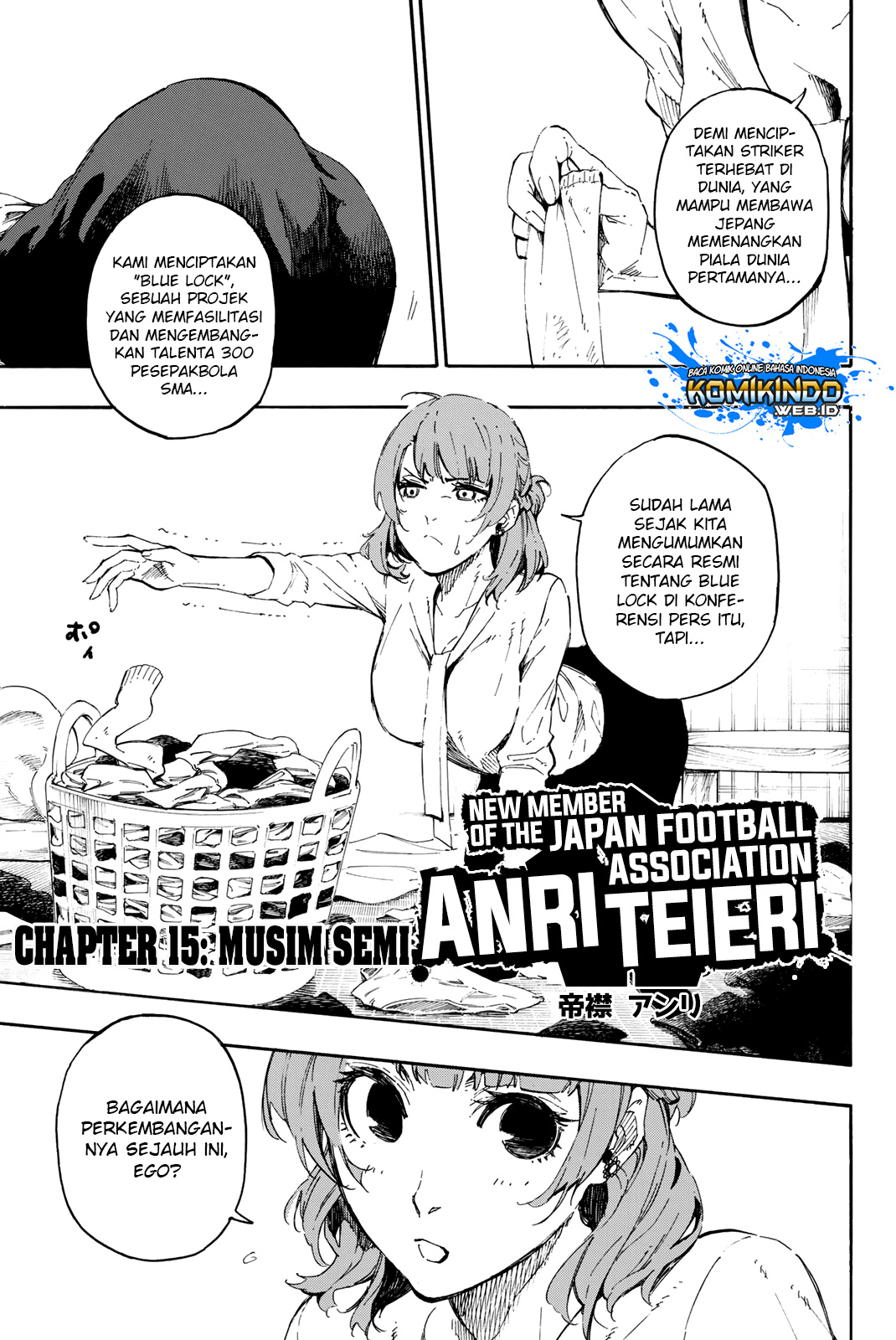 Manga Blue Lock Chapter 15 gambar nomor 2