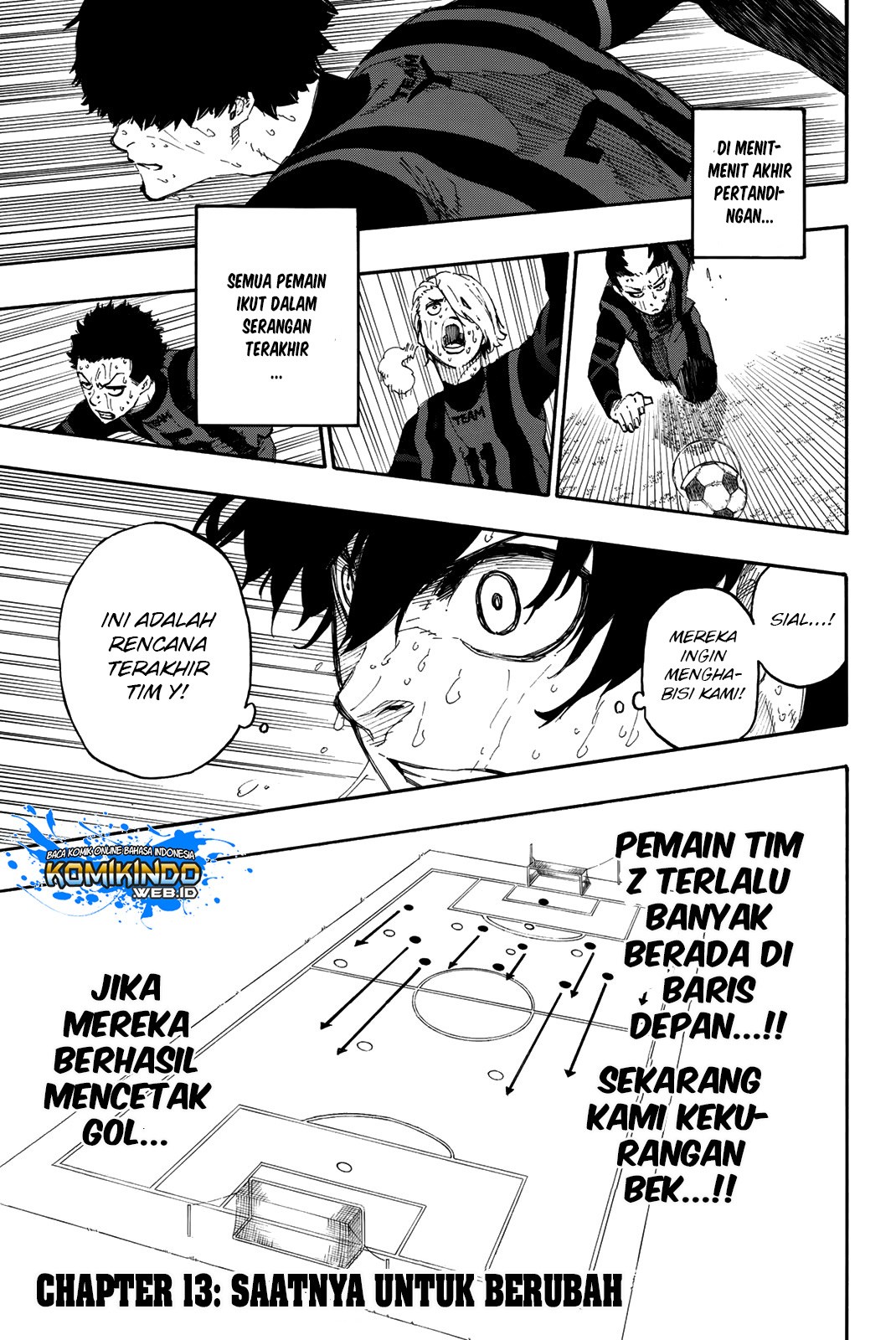 Manga Blue Lock Chapter 13 gambar nomor 2