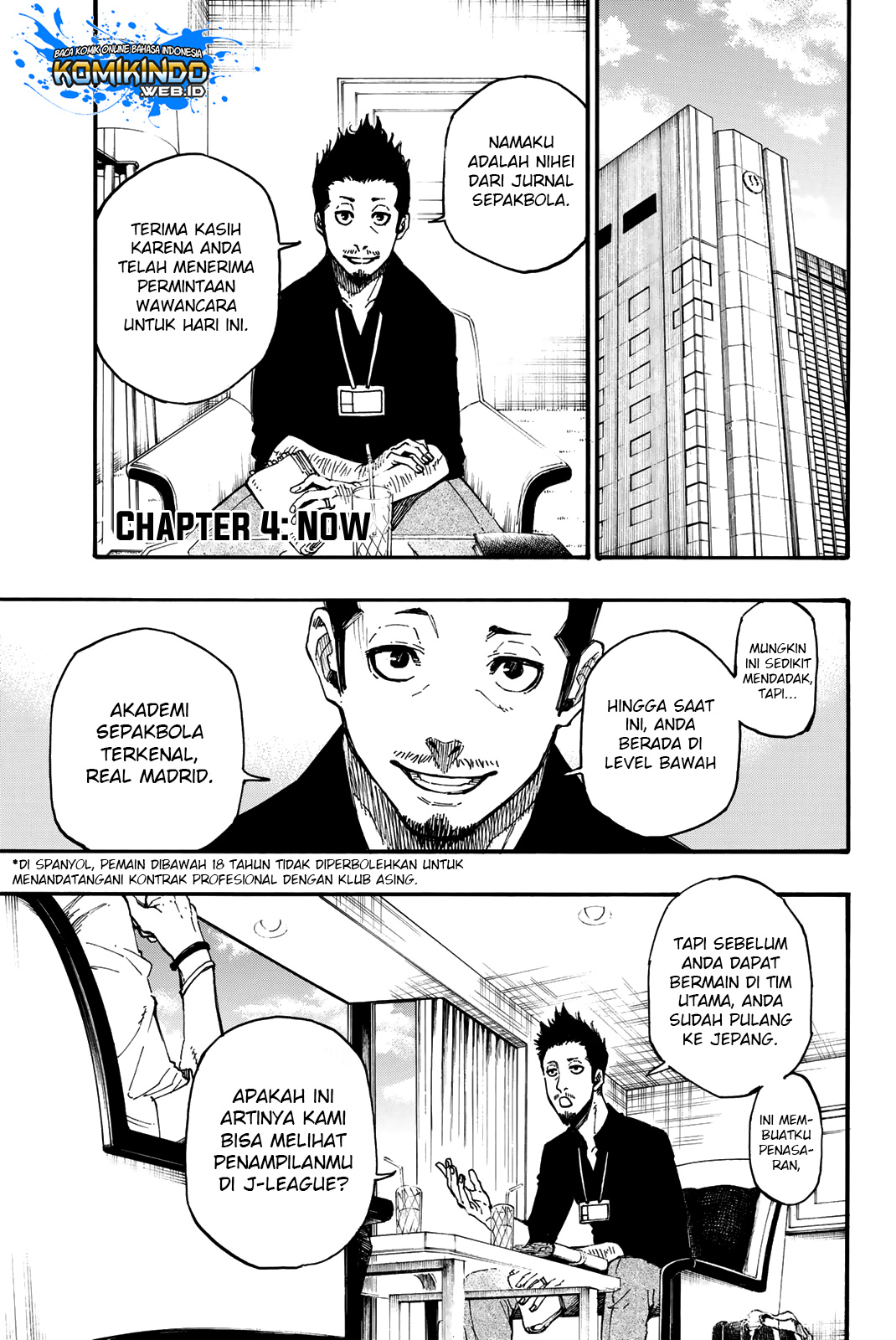 Manga Blue Lock Chapter 04 gambar nomor 2