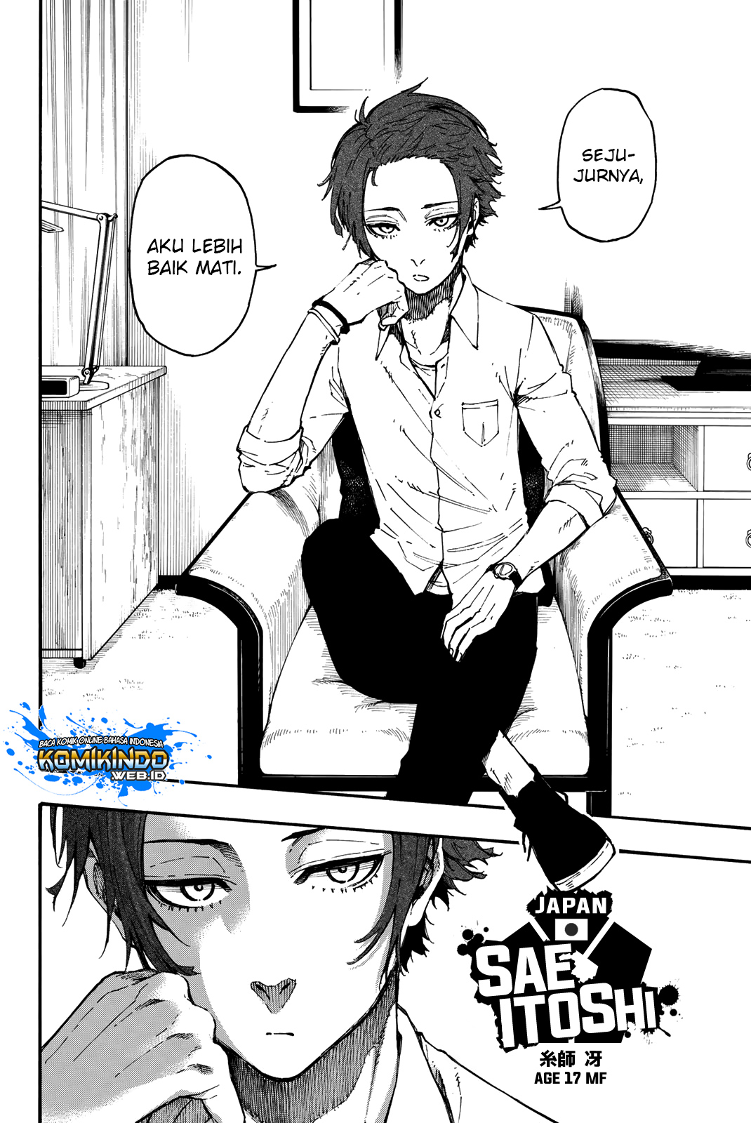 Blue Lock Chapter 04 Gambar 3