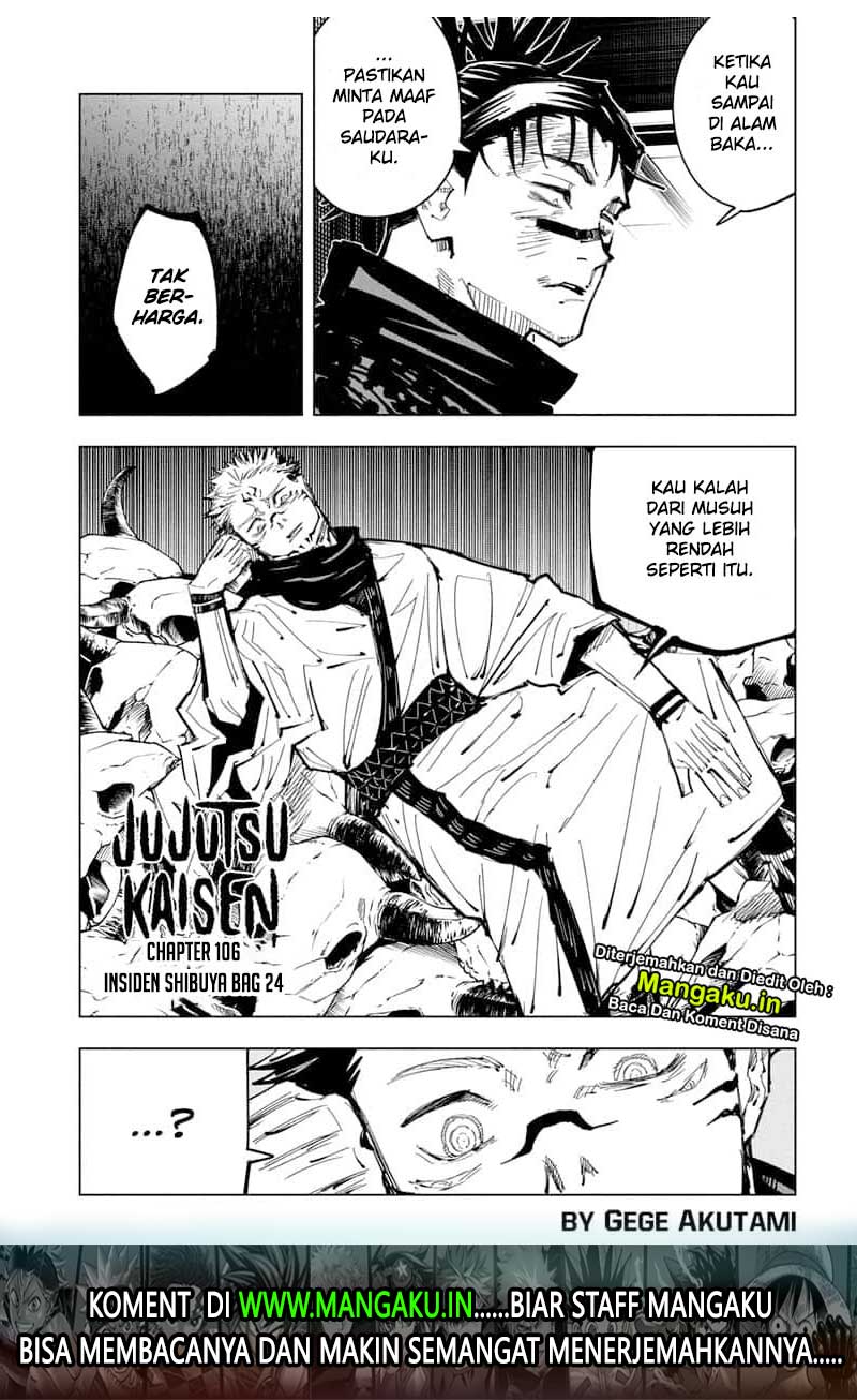 Manga Jujutsu Kaisen Chapter 106 gambar nomor 2