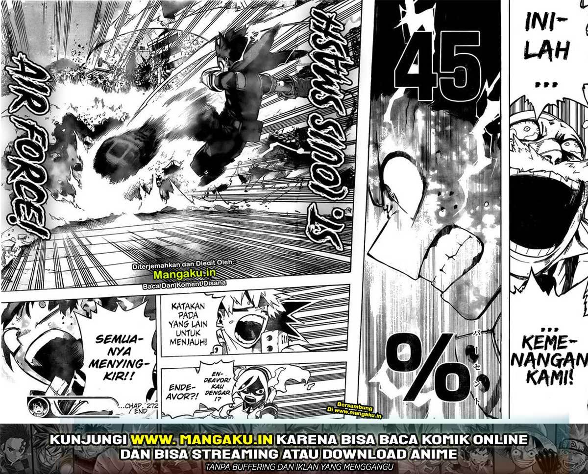 Boku no Hero Academia Chapter 272 Gambar 18