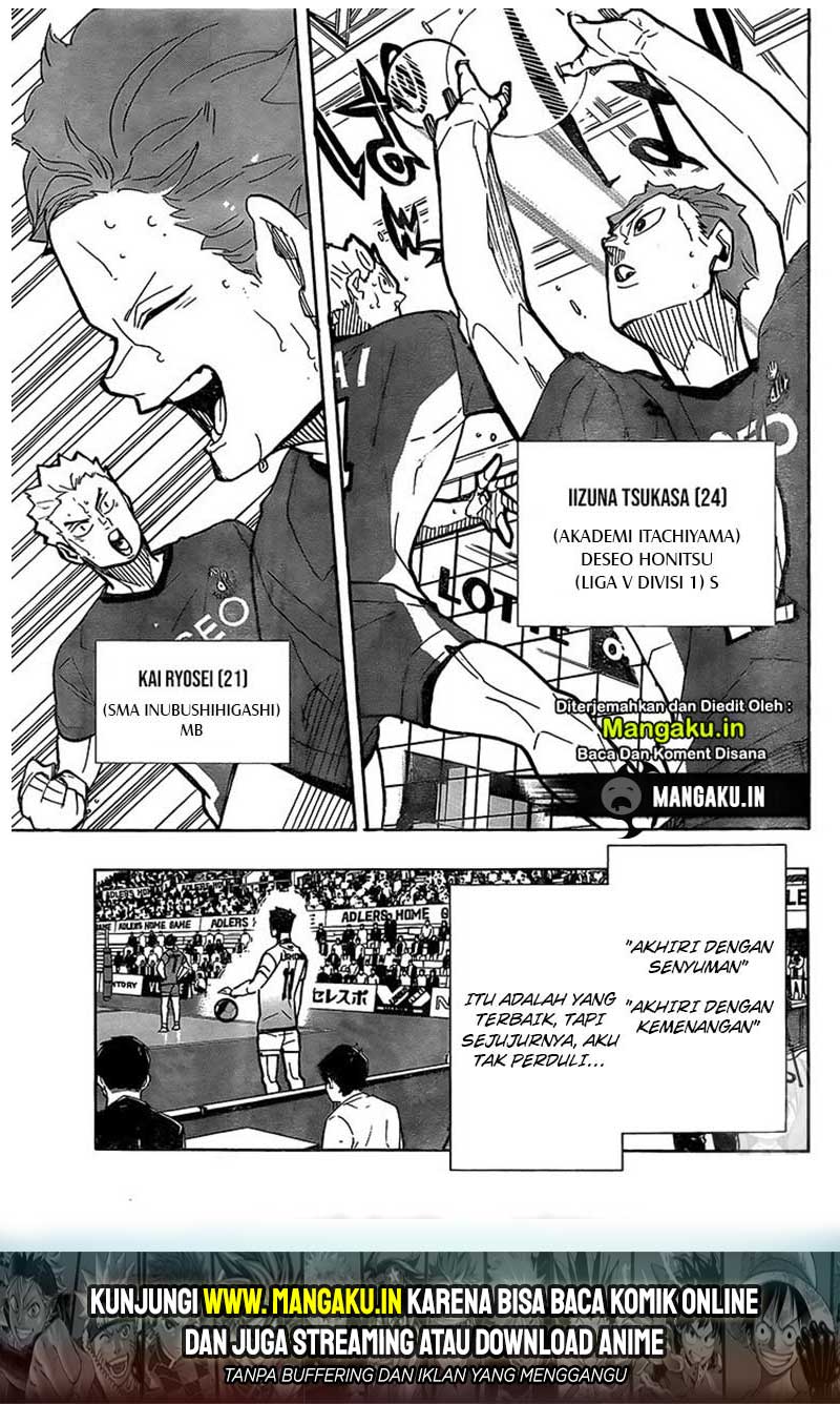 Haikyuu!! Chapter 394 Gambar 18