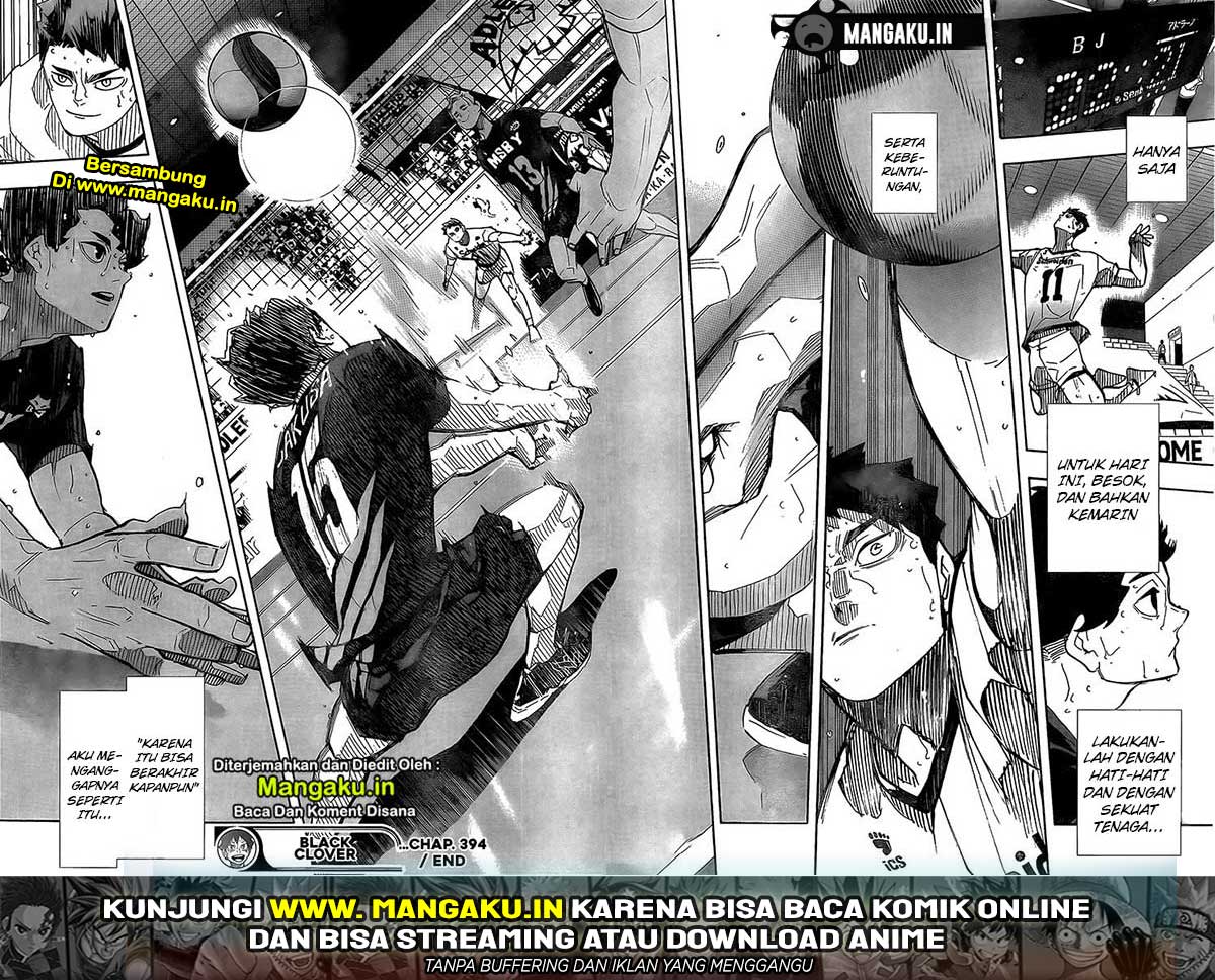 Haikyuu!! Chapter 394 Gambar 19