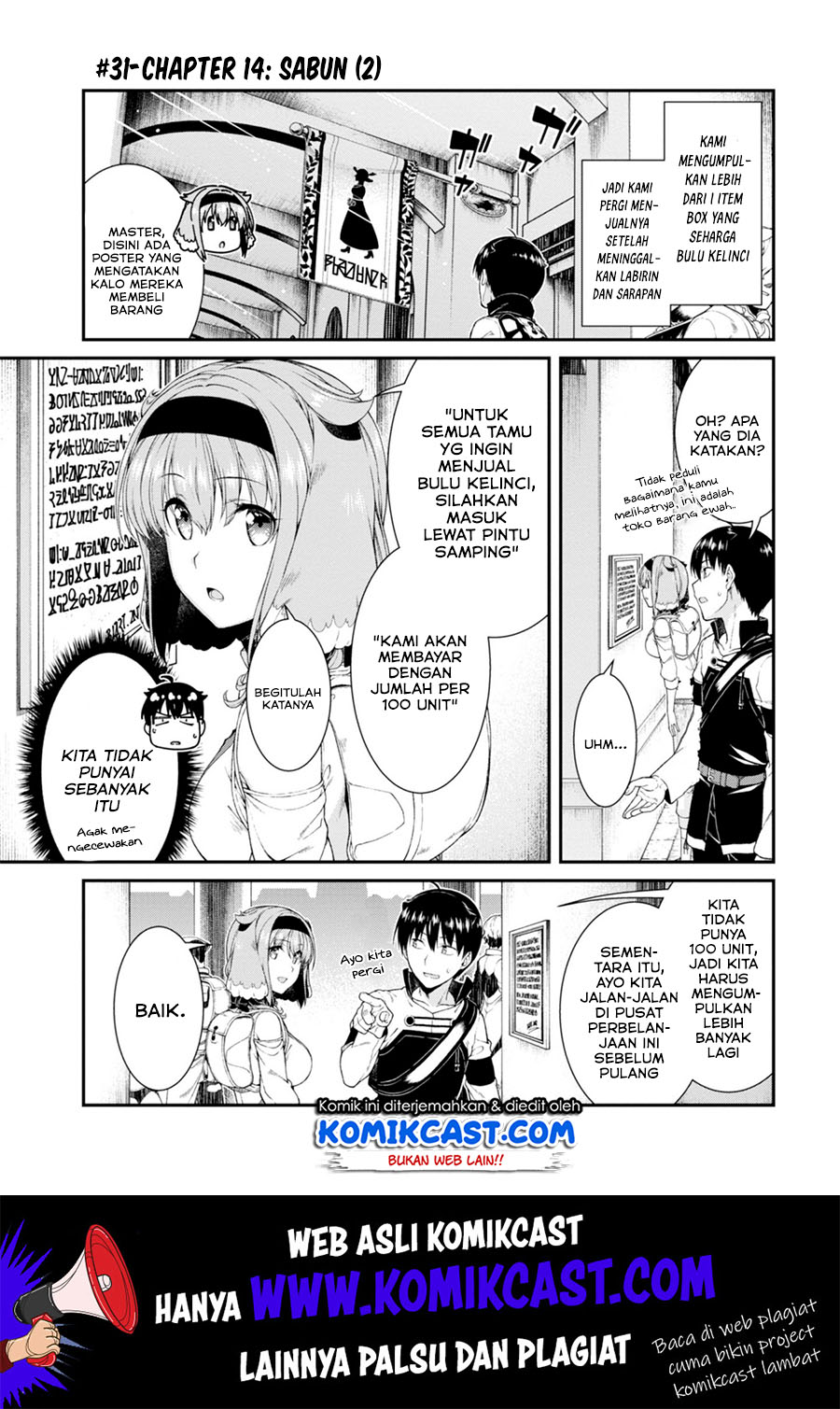 Manga Isekai Meikyuu de Harem wo Chapter 31 gambar nomor 2