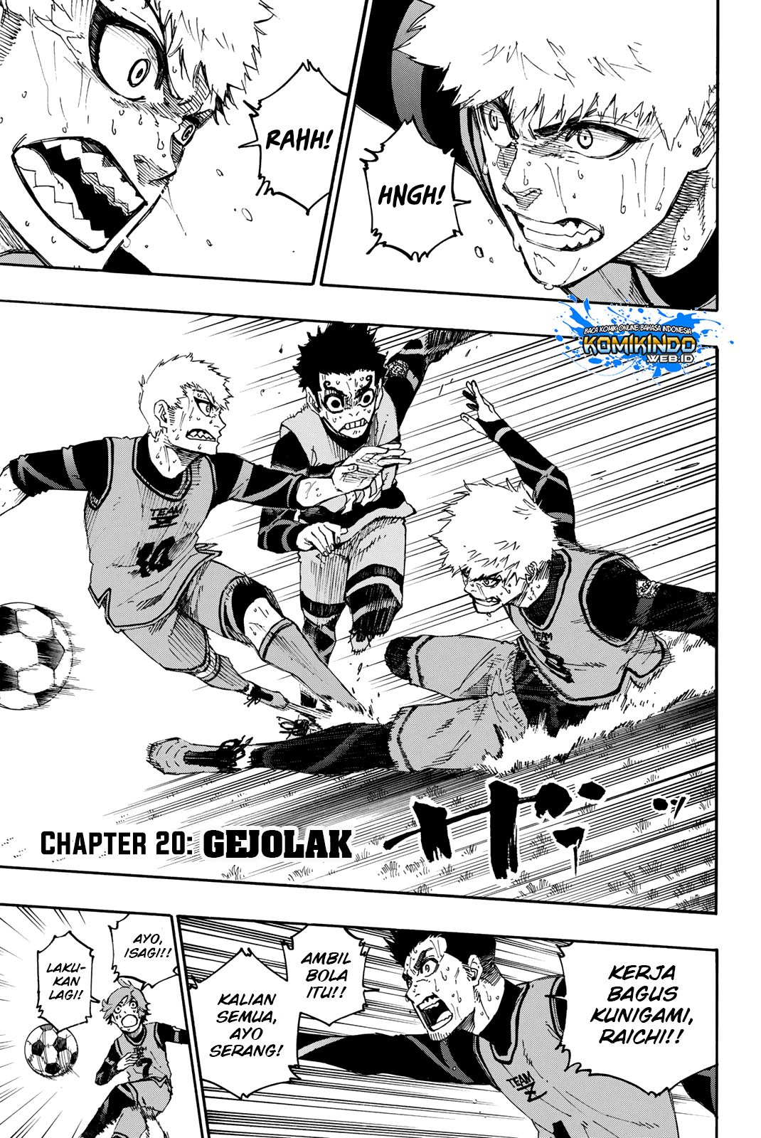 Manga Blue Lock Chapter 20 gambar nomor 2