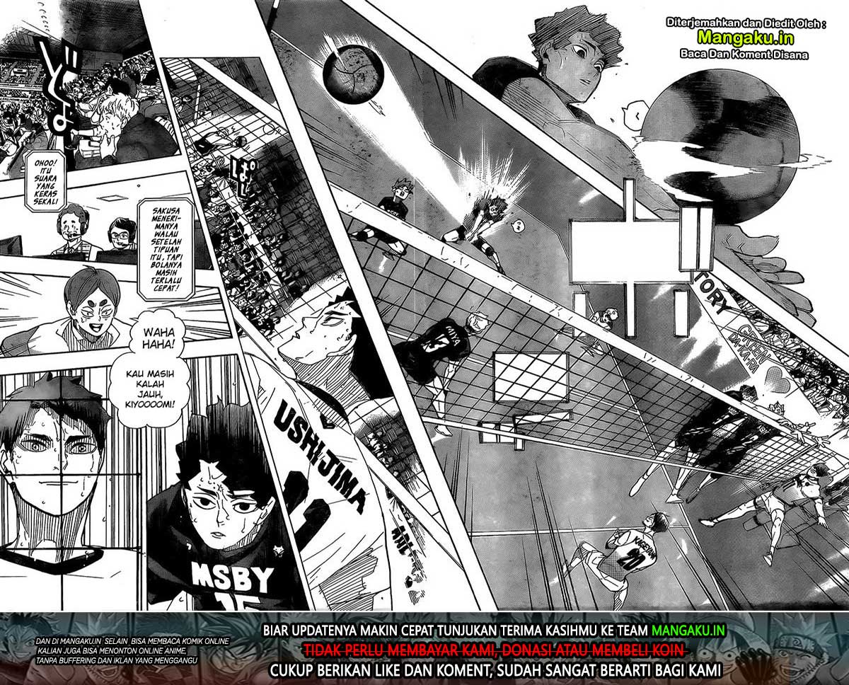 Haikyuu!! Chapter 395 Gambar 14