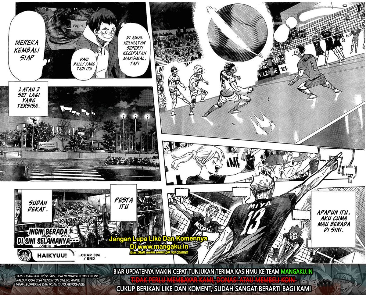 Haikyuu!! Chapter 396 Gambar 18