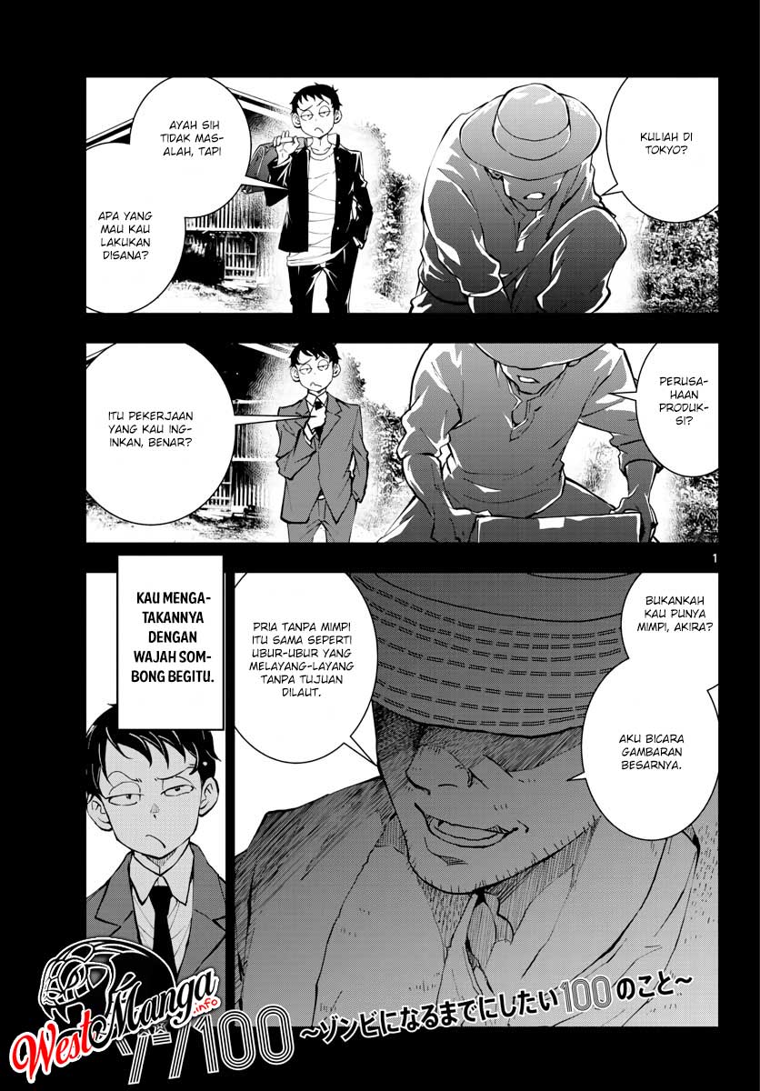 Manga Zombie 100 ~Zombie ni Naru Made ni Shitai 100 no Koto~ Chapter 14 gambar nomor 2