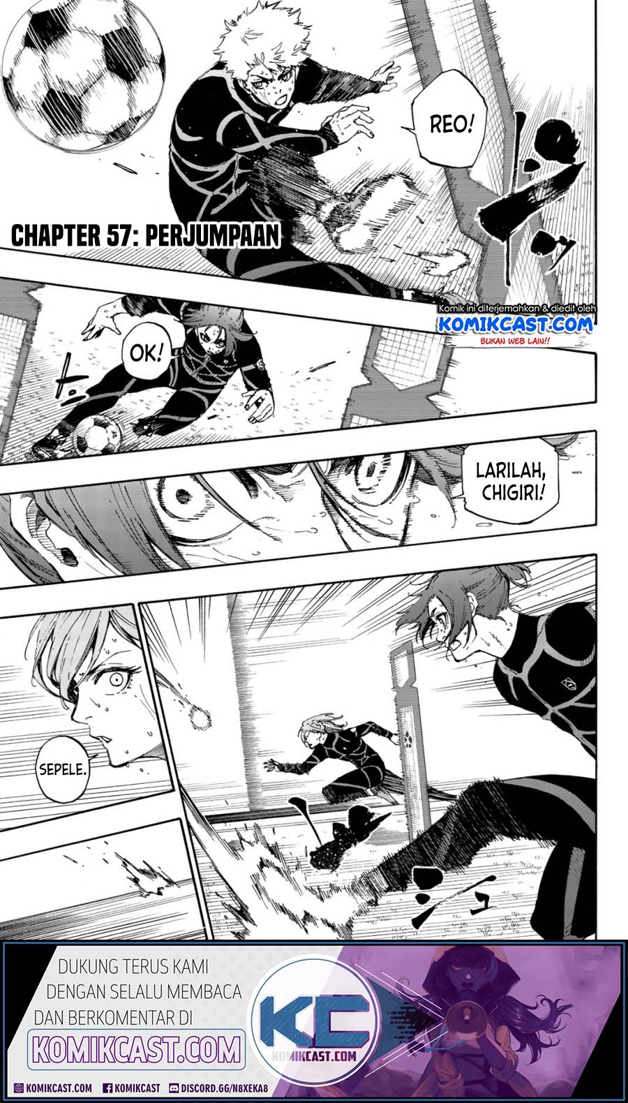 Komik Blue Lock Chapter 57 gambar nomor 1