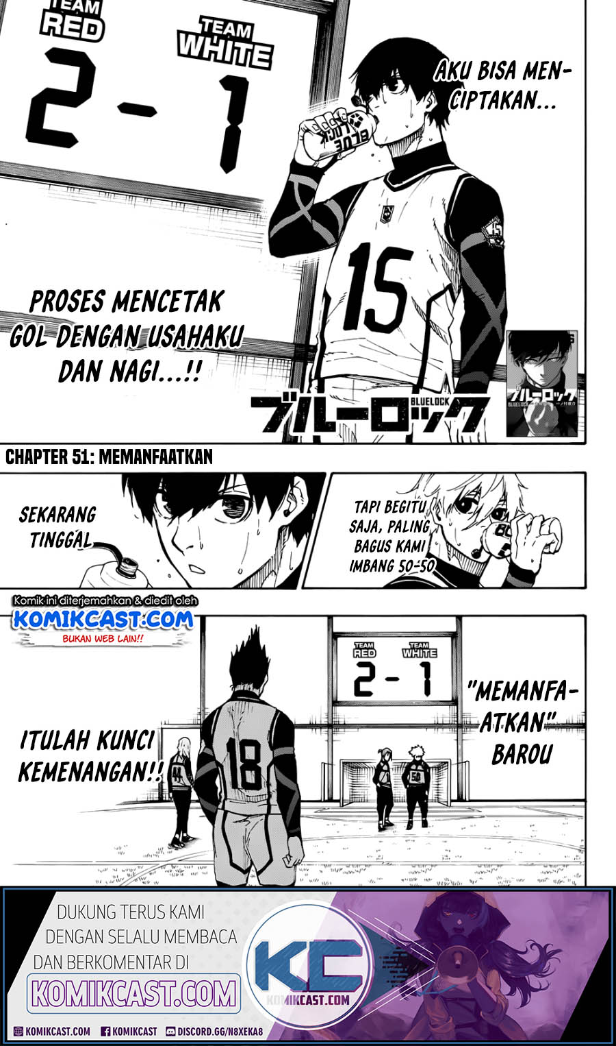 Komik Blue Lock Chapter 61 gambar nomor 1