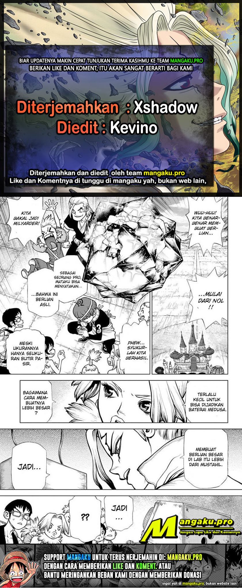 Komik Dr. Stone Chapter 183 gambar nomor 1