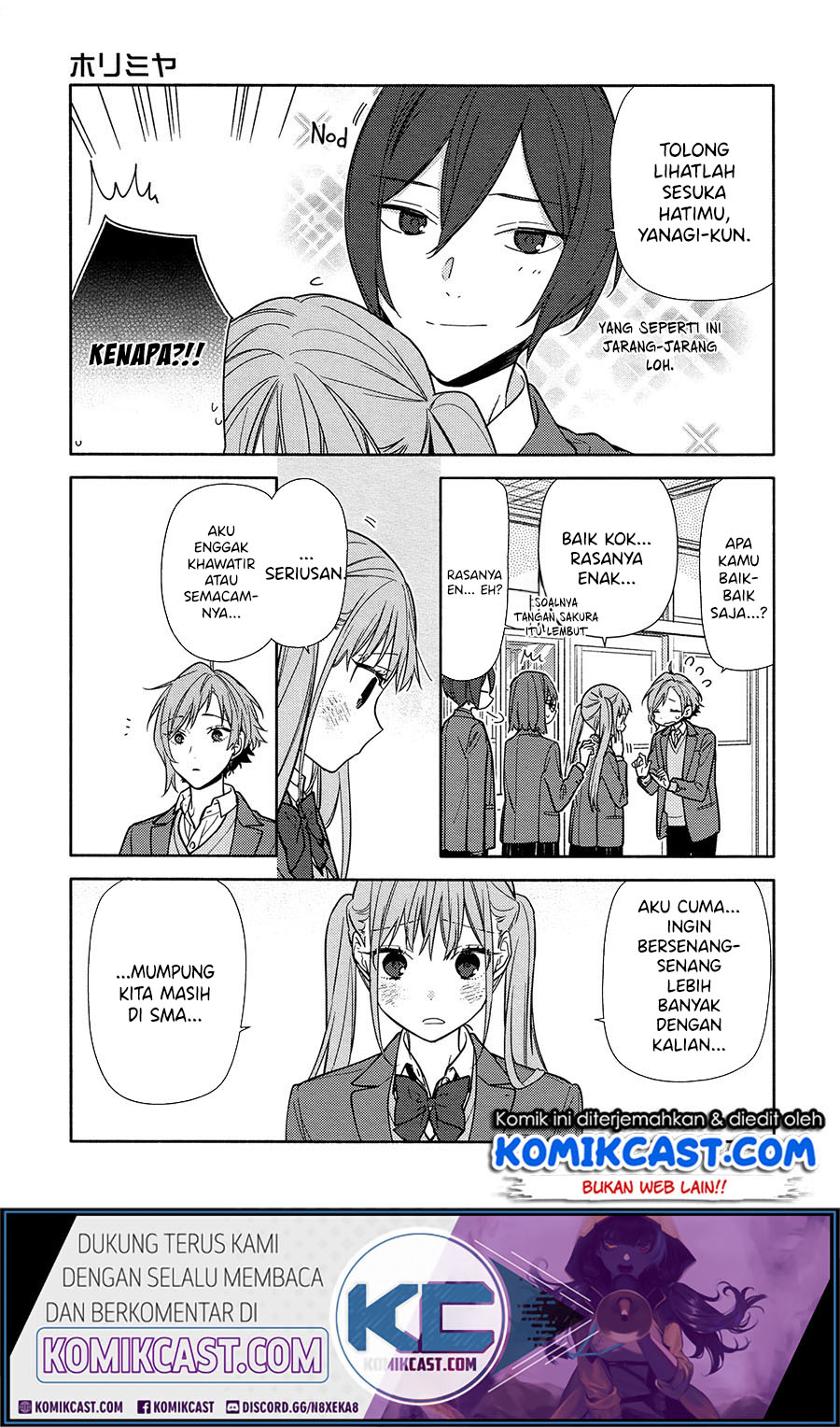 Horimiya Chapter 120 Gambar 14