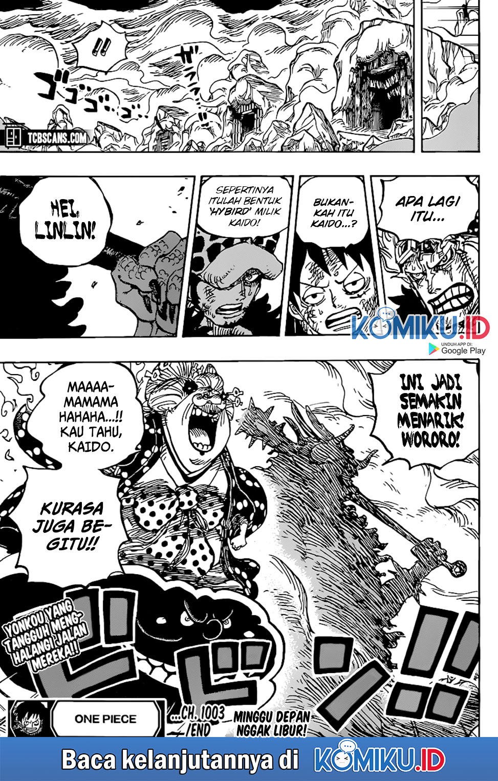 One Piece Chapter 1003 Gambar 15