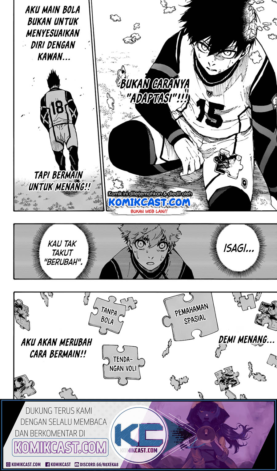 Manga Blue Lock Chapter 62 gambar nomor 2