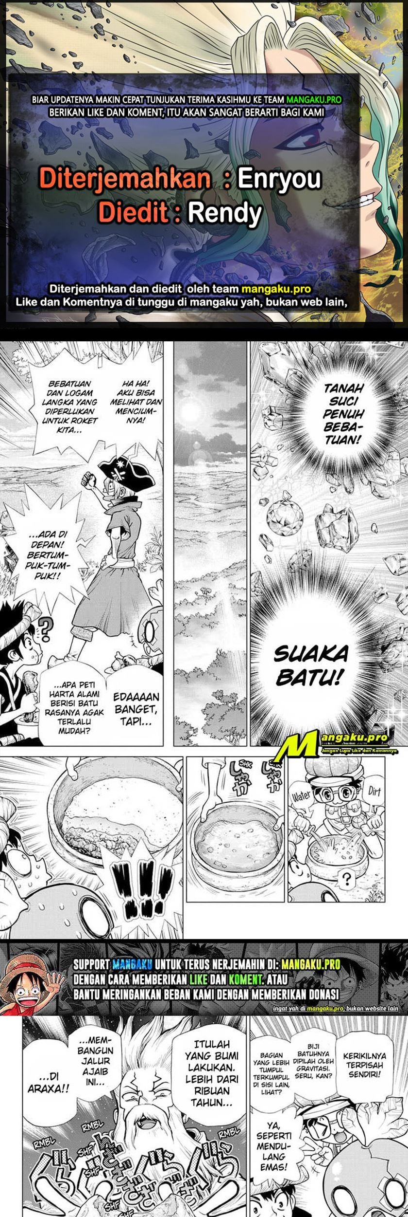 Komik Dr. Stone Chapter 184 gambar nomor 1