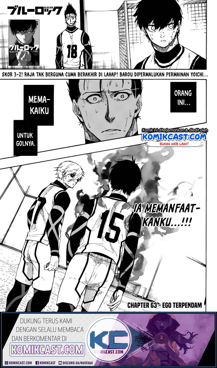 Manga Blue Lock Chapter 63 gambar nomor 2