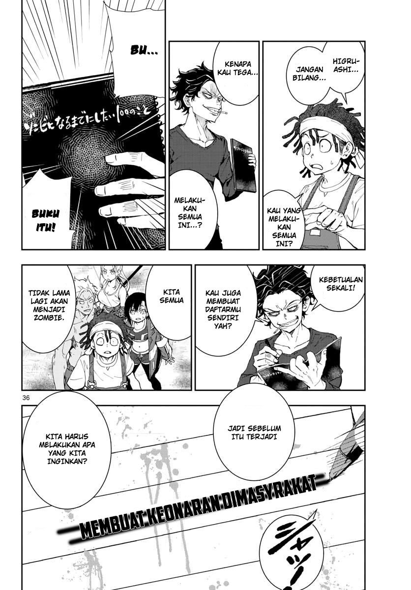 Zombie 100 ~Zombie ni Naru Made ni Shitai 100 no Koto~ Chapter 17 Gambar 35
