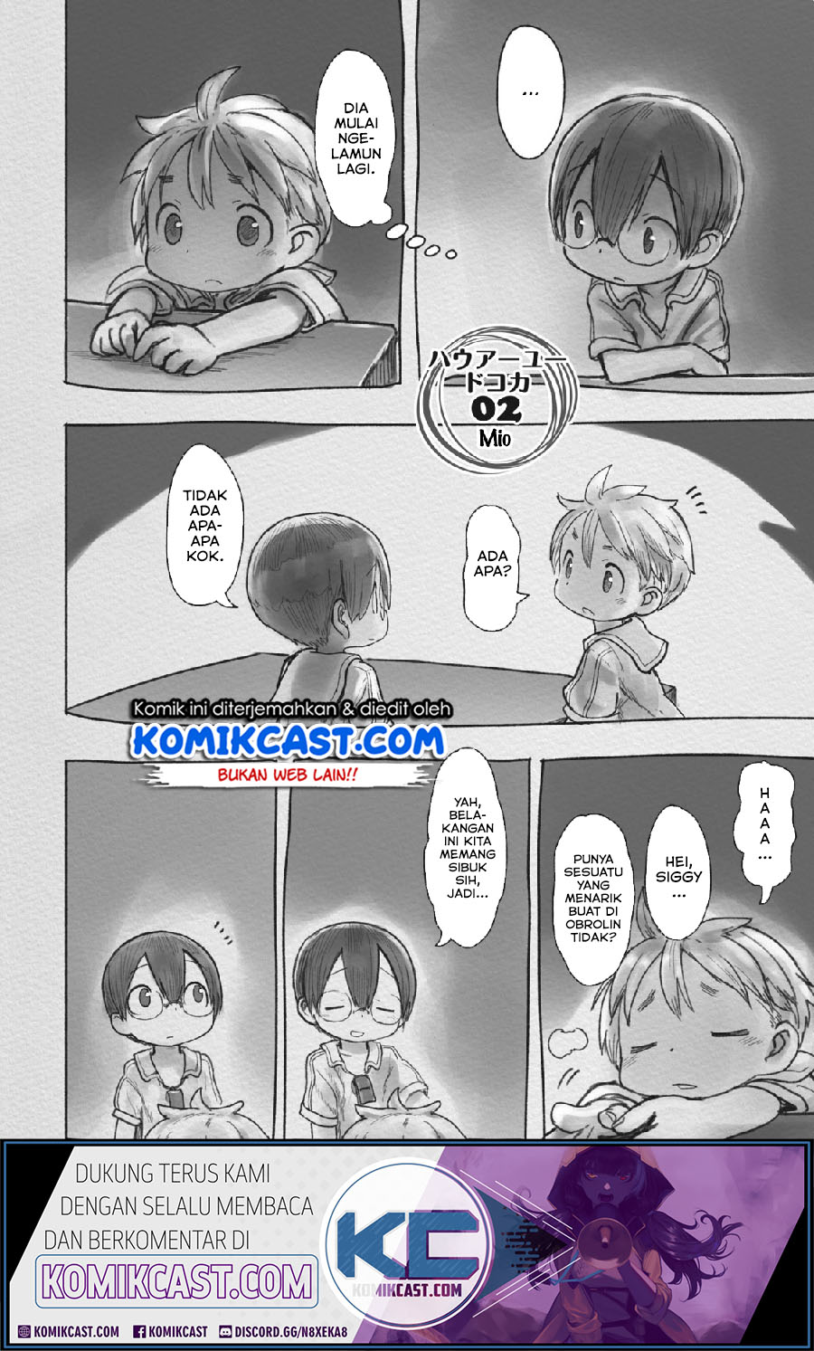 Manga Made in Abyss Chapter 42.1 gambar nomor 2