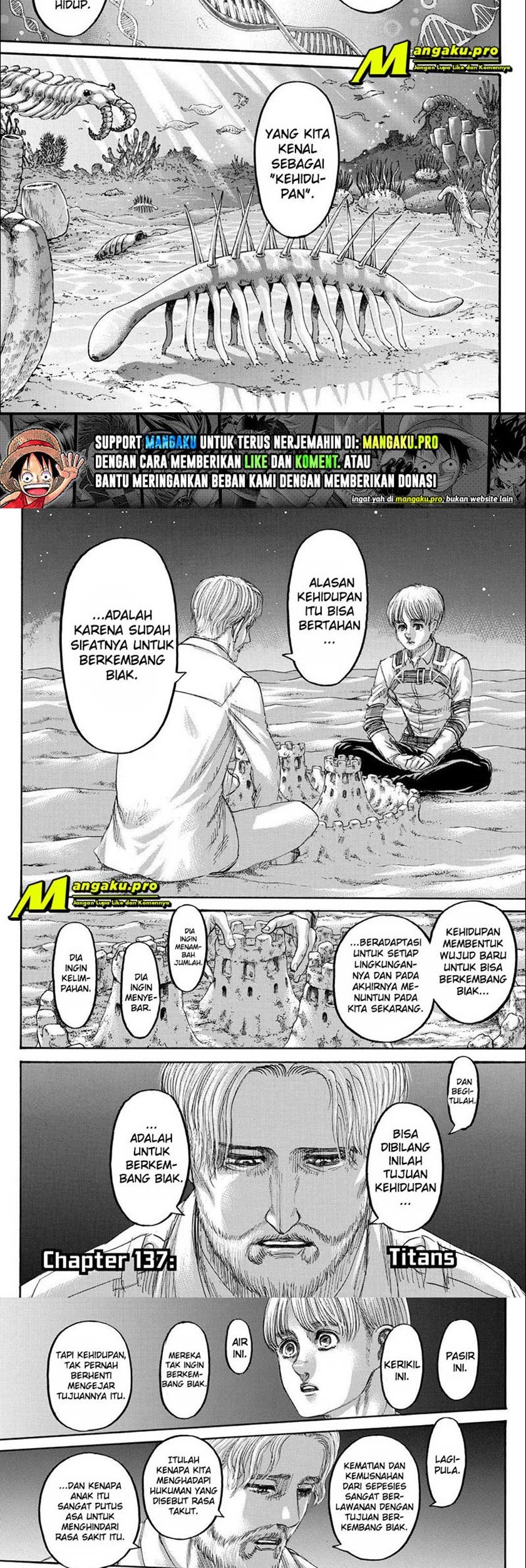 Manga Shingeki no Kyojin Chapter 137.1 gambar nomor 2