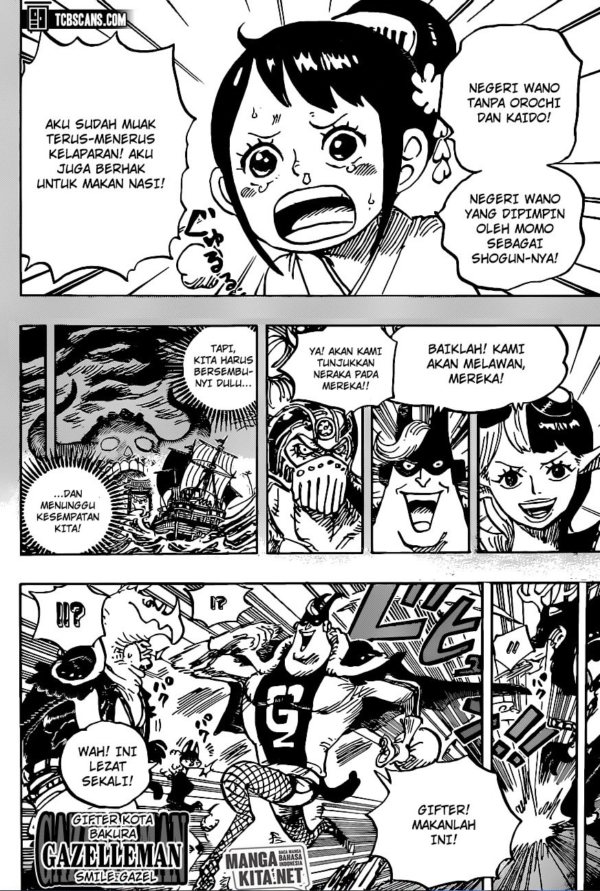 One Piece Chapter 1004 Gambar 4