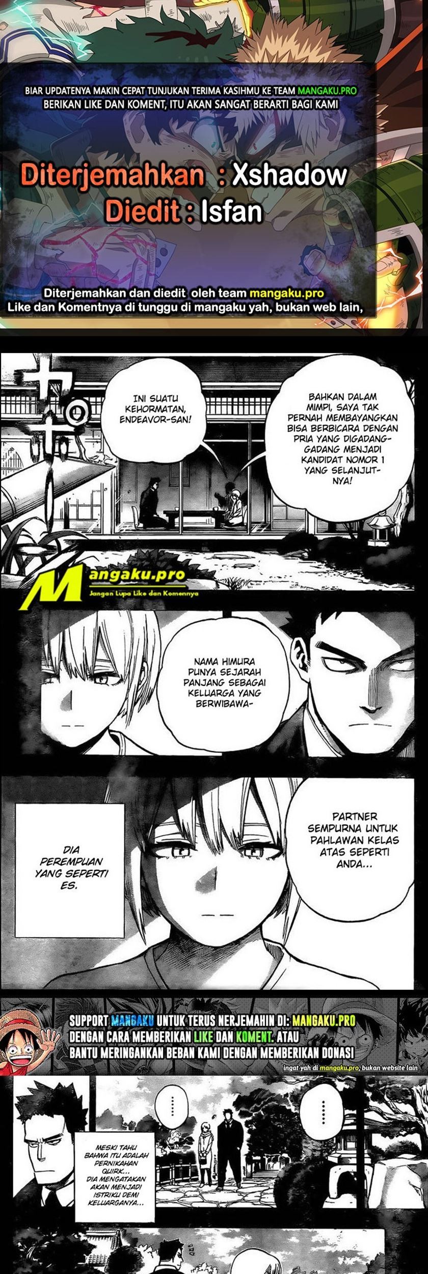 Komik Boku no Hero Academia Chapter 301 gambar nomor 1