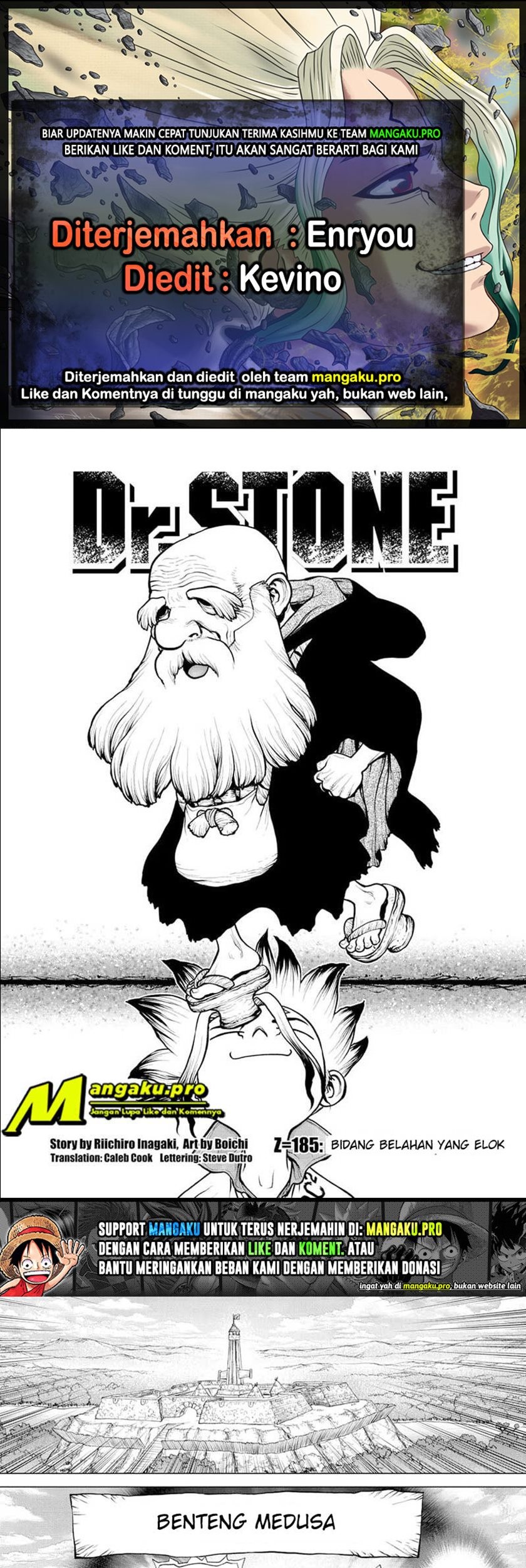Komik Dr. Stone Chapter 185 gambar nomor 1