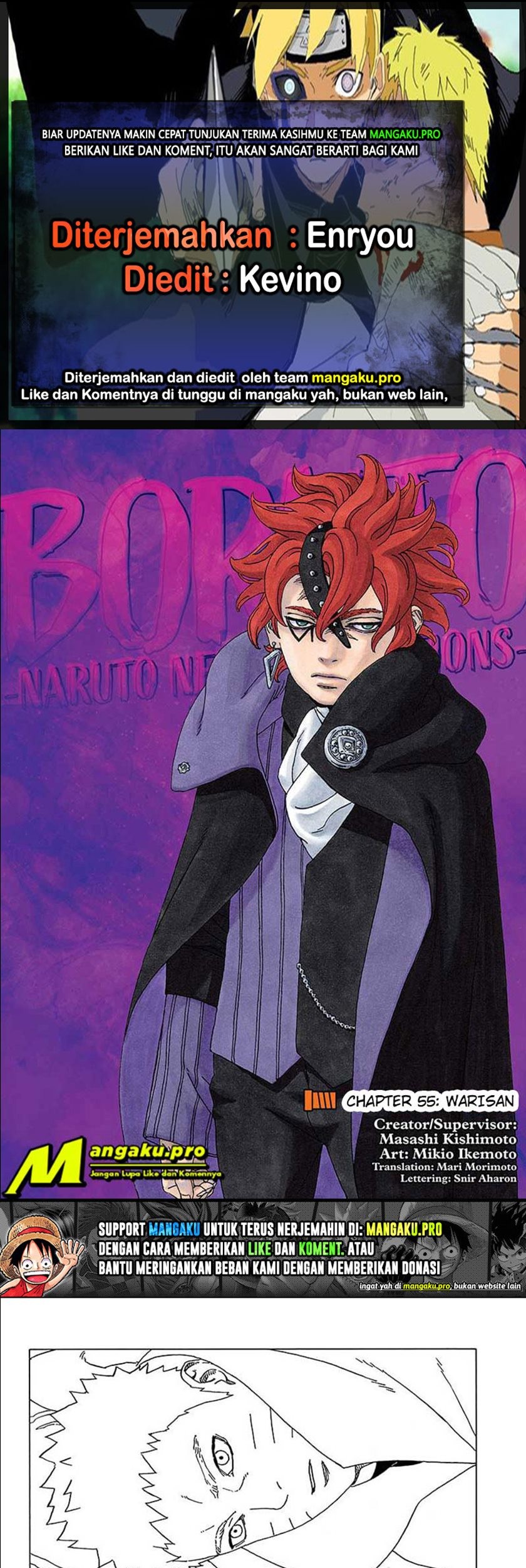 Komik Boruto Chapter 55 gambar nomor 1