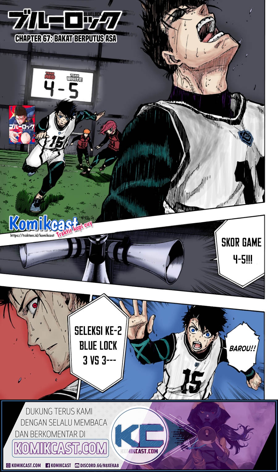 Manga Blue Lock Chapter 67 gambar nomor 2