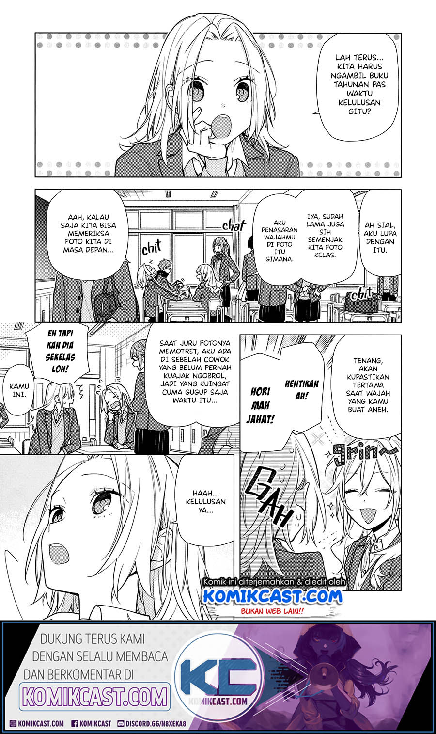 Horimiya Chapter 121 Gambar 10