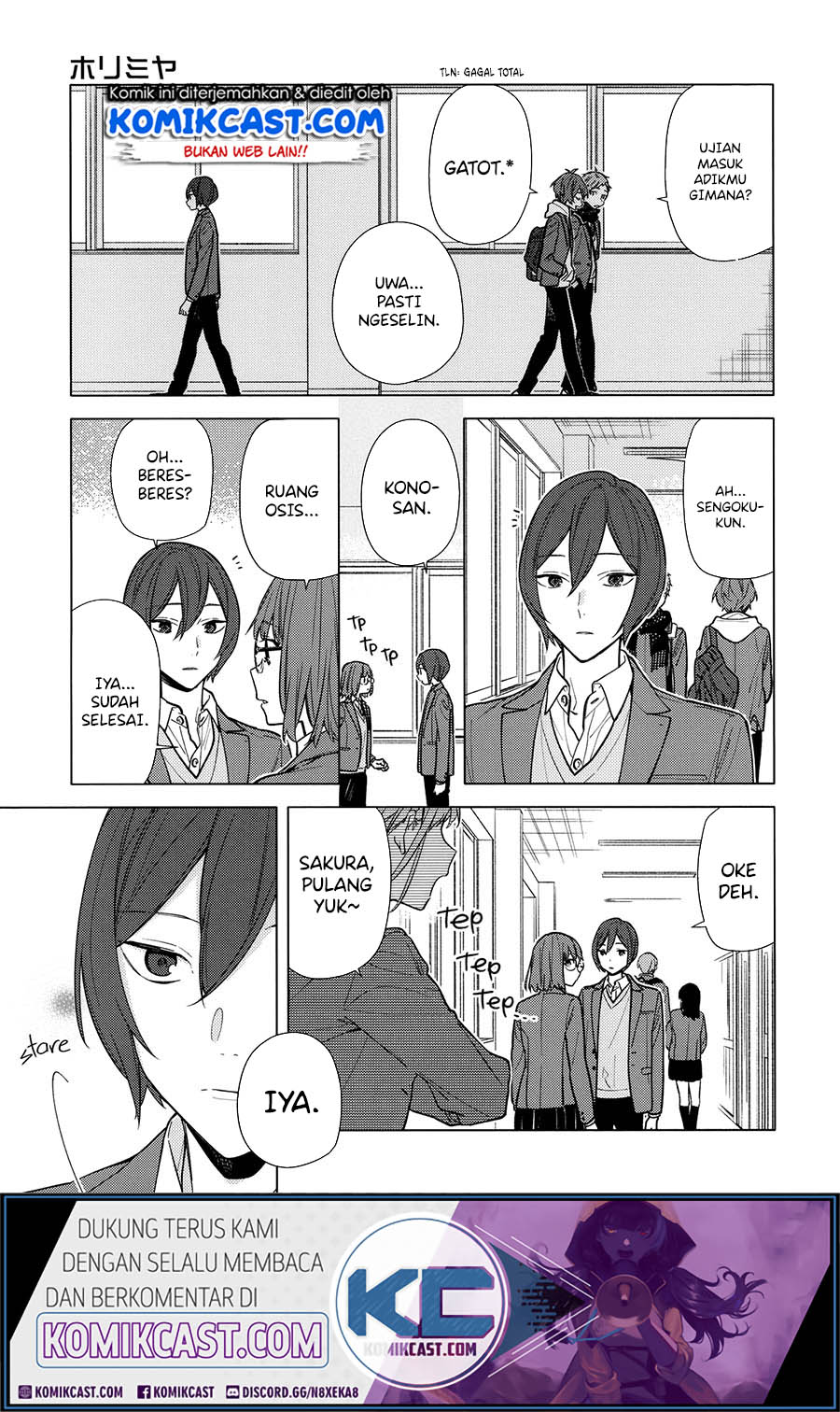 Horimiya Chapter 121 Gambar 12