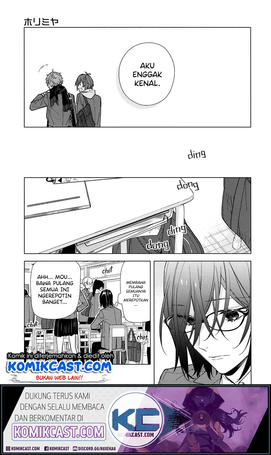 Horimiya Chapter 121 Gambar 14