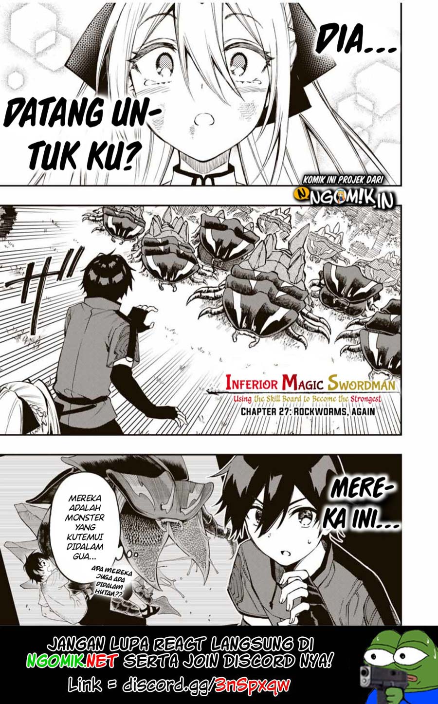 Manga The Reincarnated Inferior Magic Swordsman Chapter 27 gambar nomor 2