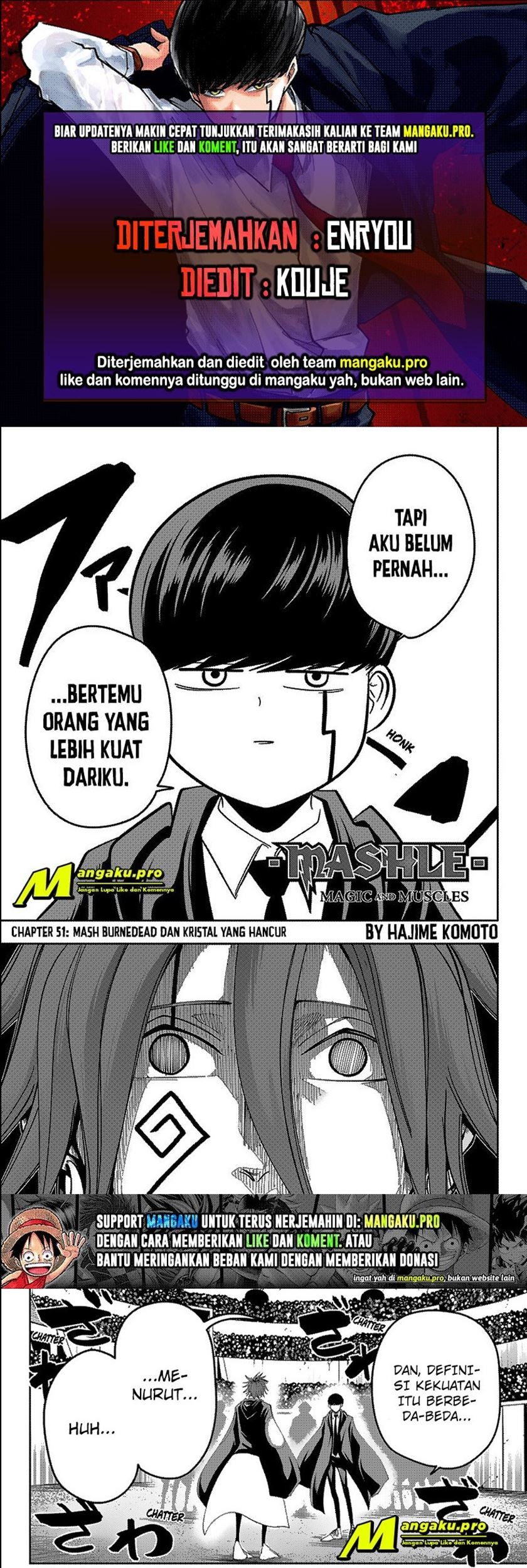 Komik Mashle: Magic and Muscles Chapter 51 gambar nomor 1