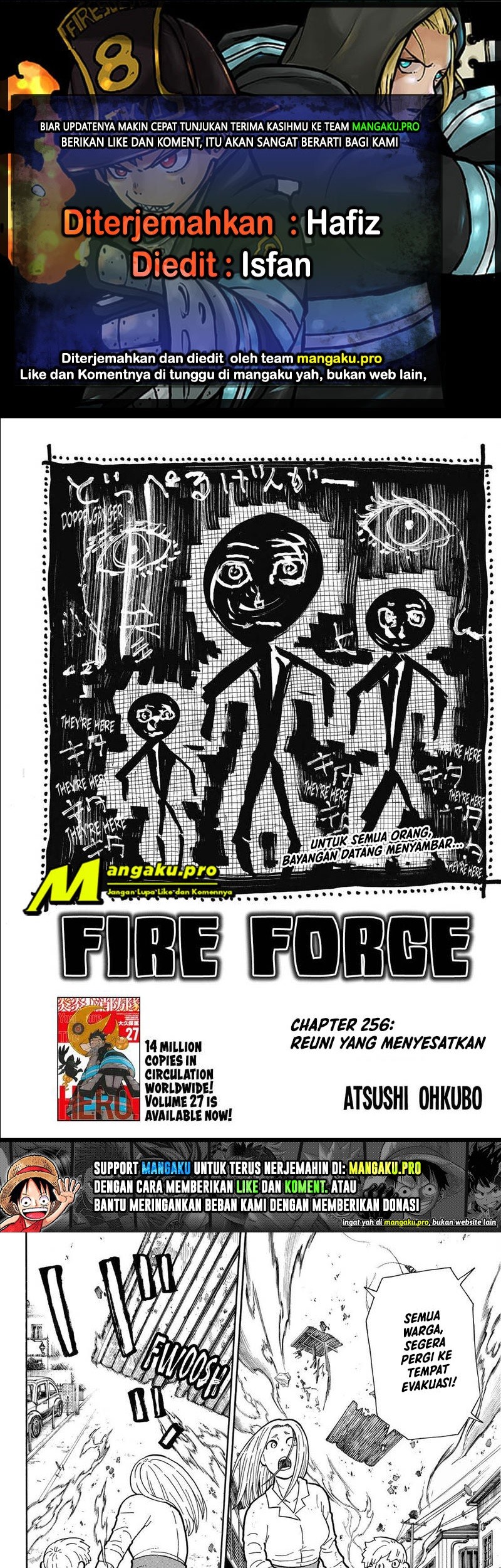 Komik Fire Brigade of Flames Chapter 256 gambar nomor 1