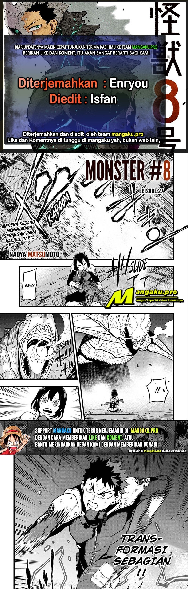 Komik 8Kaijuu Chapter 27 gambar nomor 1