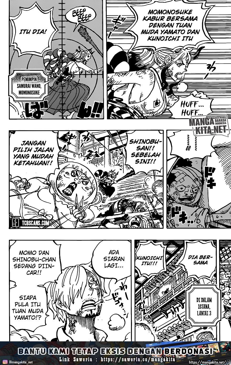 One Piece Chapter 1006 Gambar 5