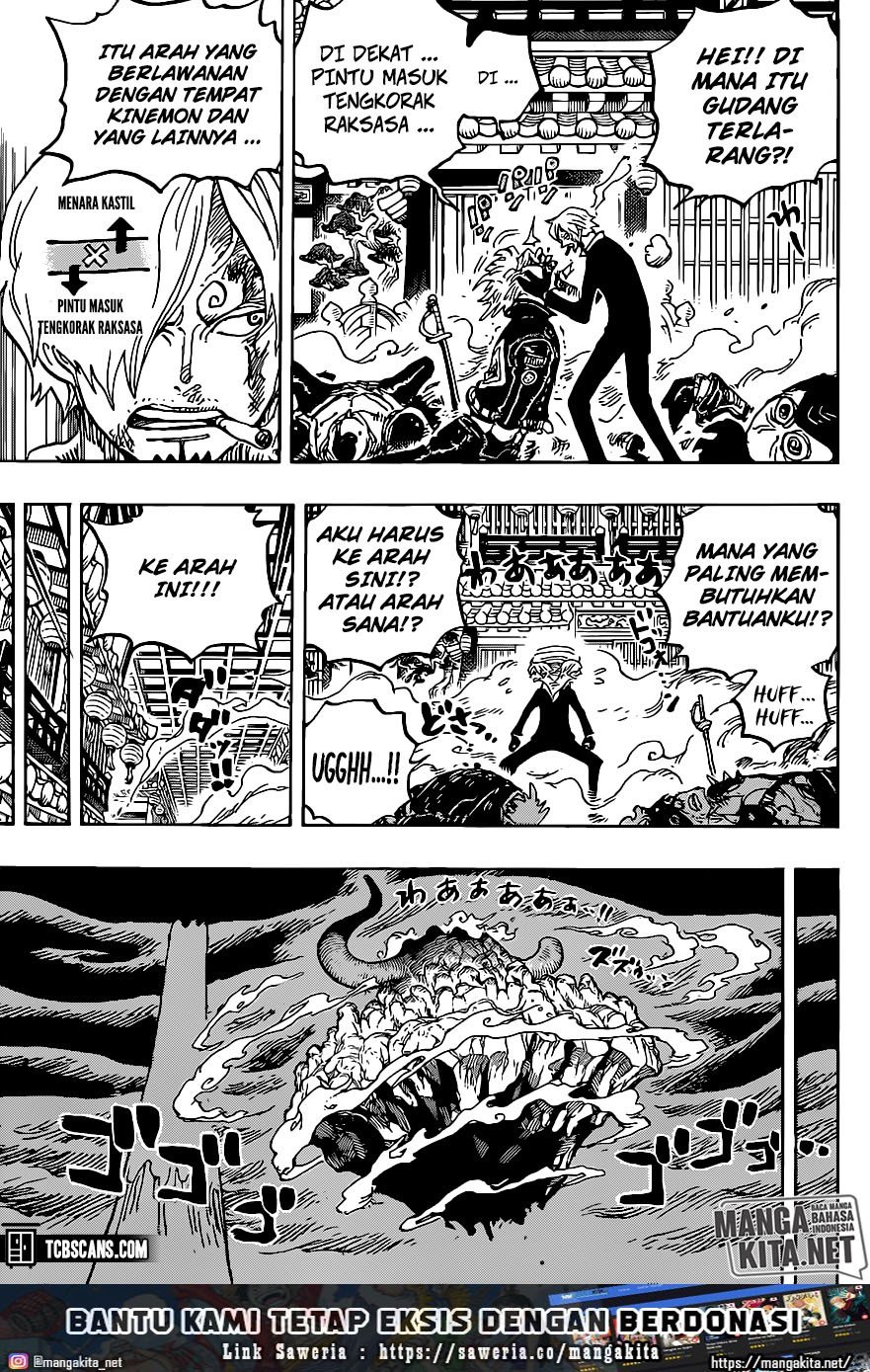 One Piece Chapter 1006 Gambar 6
