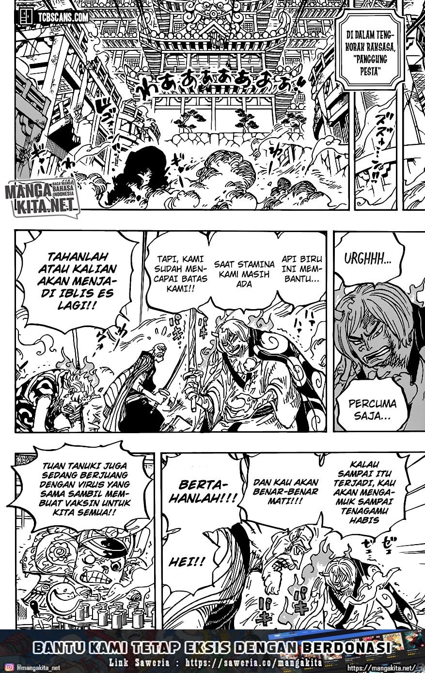 One Piece Chapter 1006 Gambar 9