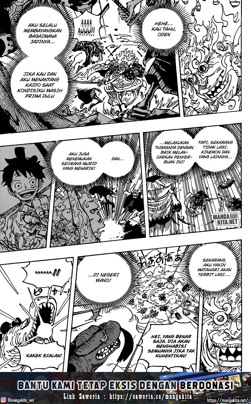 One Piece Chapter 1006 Gambar 14