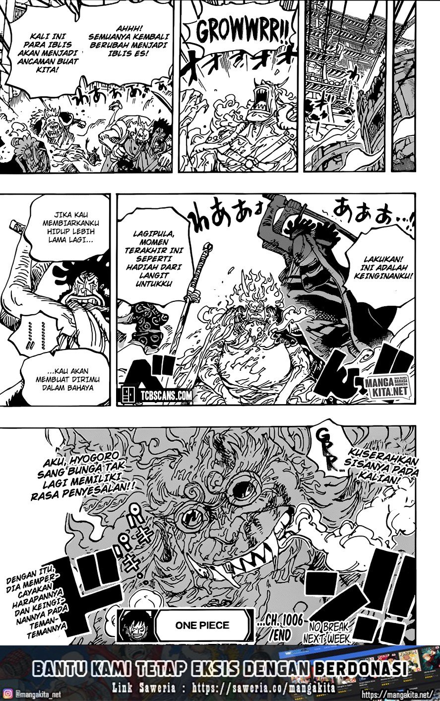 One Piece Chapter 1006 Gambar 20