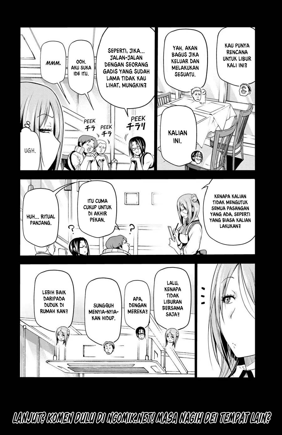 Grand Blue Chapter 66.1 Gambar 13