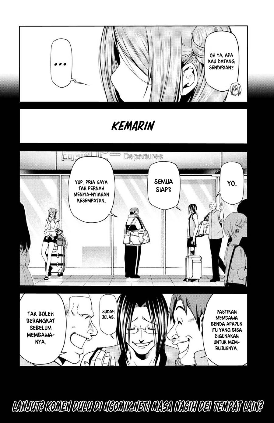 Grand Blue Chapter 66.1 Gambar 21