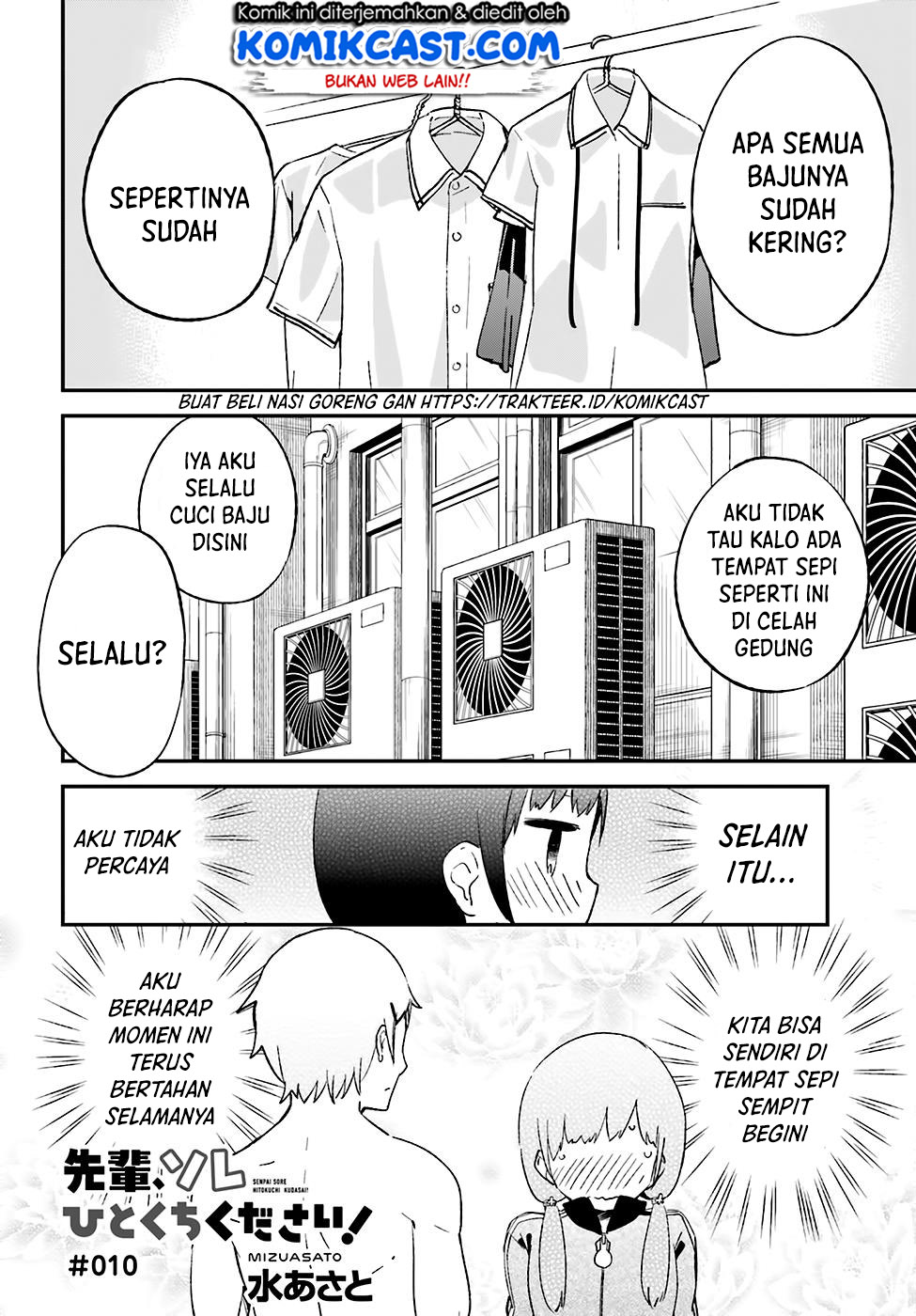 Manga Senpai, Sore hitokuchi kudasai! Chapter 10 gambar nomor 2
