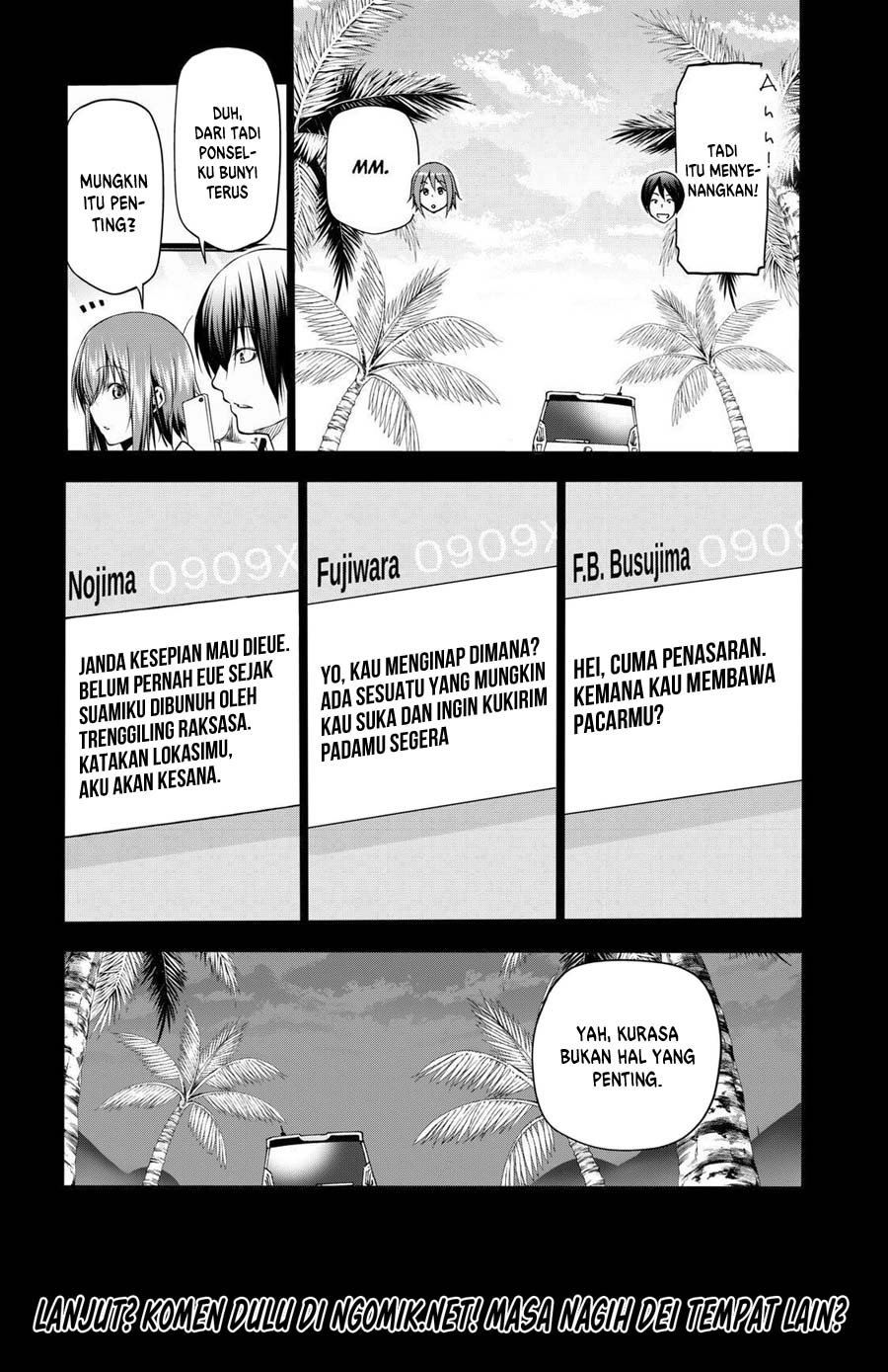 Grand Blue Chapter 66.2 Gambar 9