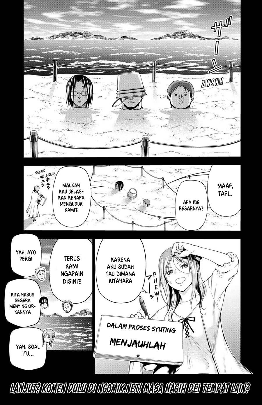 Grand Blue Chapter 66.2 Gambar 19