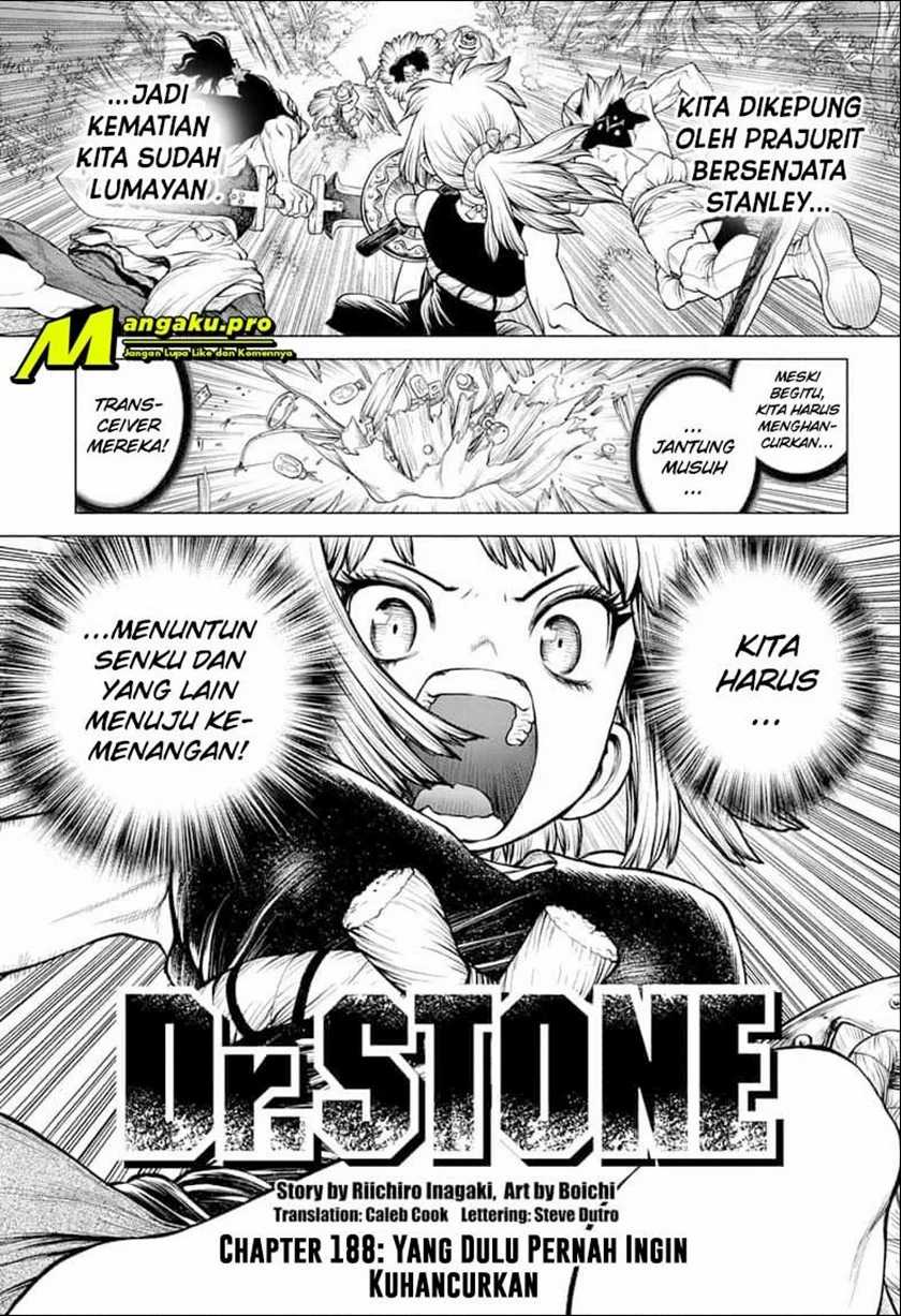 Komik Dr. Stone Chapter 188 gambar nomor 1