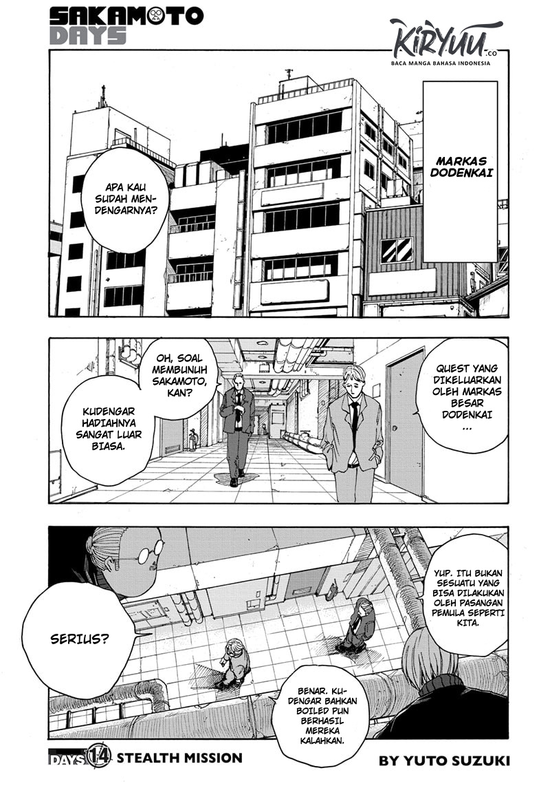Manga Sakamoto Days Chapter 14 gambar nomor 2